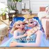 Custom 1Pc Elsa'S Frozen Fantasy Rug Office Carpet Indoor Outdoor Entrance Doormat Nonslip Soft And Comfortable Living Room D91664
