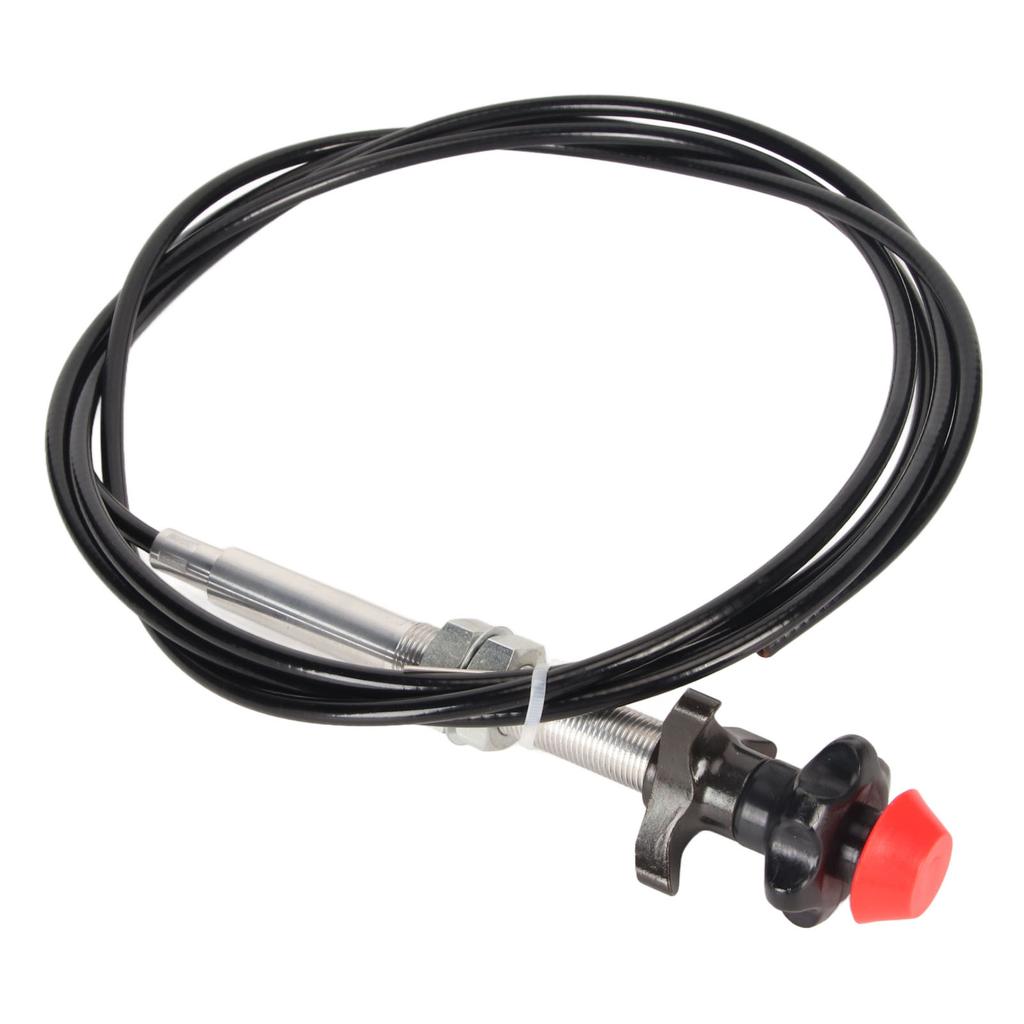 Control Cable 55204 2 Inch 10 Feet Length Car Truck Industrial Black Knob Multipurpose Universal Cable