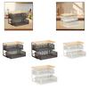 Coffee Station Organizer Coffee Bar Accessories Display Stand with Drawer Counter for Tabletop Countertop