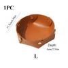 1PC Round PU Leather Storage Trays Desktop Key and Cosmetics Storage Tray  Storage Box Detachable Table Small Objects Organizer
