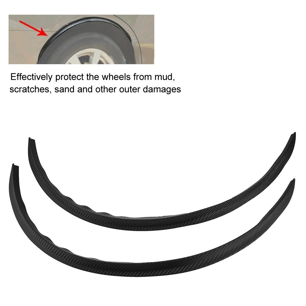 Car Wheel Eyebrow Mudguard or NaFender or High Quality Black ABS Material 28.3-28.7 Inch