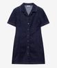 Mind Bridge Woman [W] Shirt-Style Collar Low Indigo Denim Dress