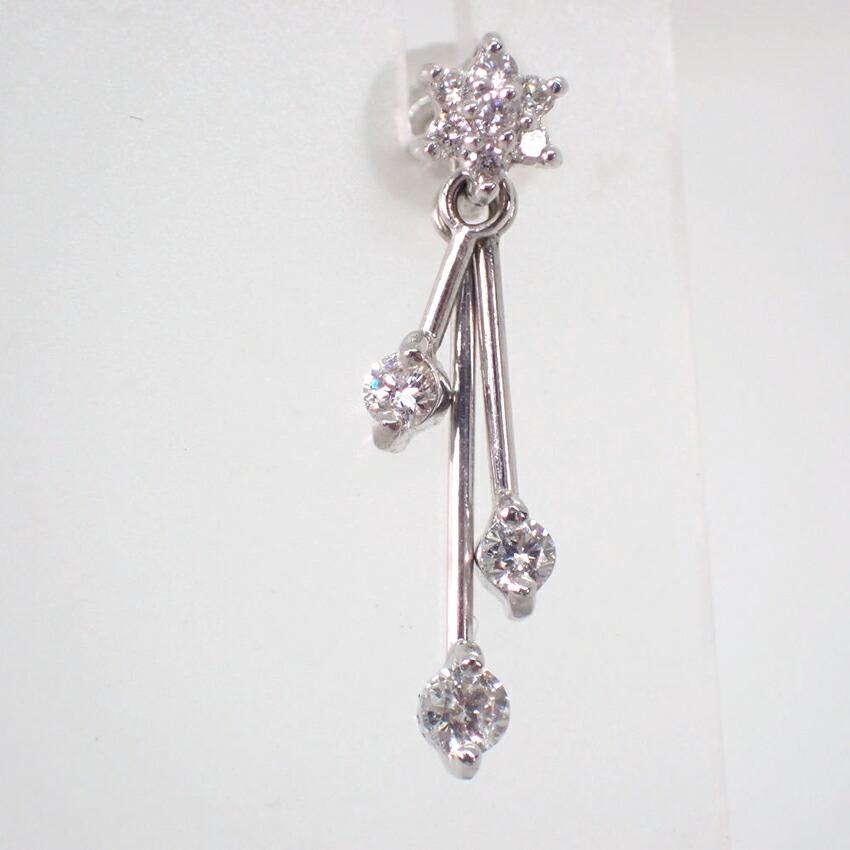 [Pre-owned] VENDOME / 18K White Gold / Diamond / Earrings / j86-13