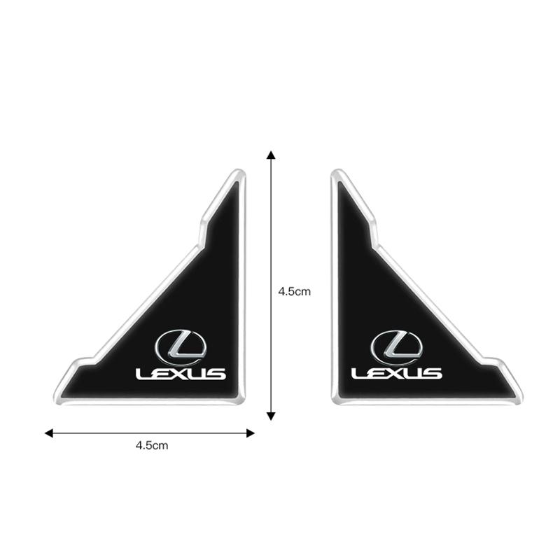 2/4Pcs Car Door Corner Anti-collision Protector Stickers For Lexus F SPORT ES RX NX LS UX LM LX GX LC RZ IS CT GS RC HS SC TX LB IP7