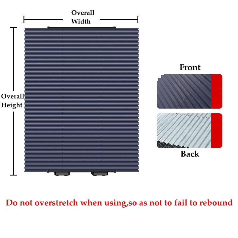 

Sunshade Roller blinds Car shade Curtains Suction Cup Punch-free Retractable Home Window Kitchen Roller Curtains for Bedroom W40 x H60cm&Sucker Mounting