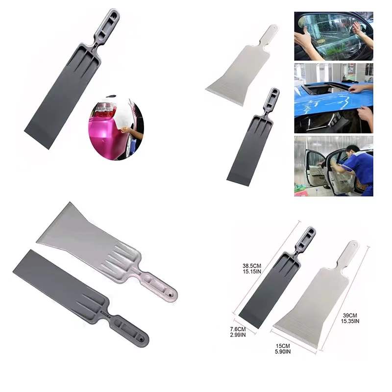 KTM 1pcs  Handled Window Clean Squeegee Bulldozer Water Wiper Shovel Ice Scraper Household Cleaning Tool Vinyl Car Wrap Tint Tool