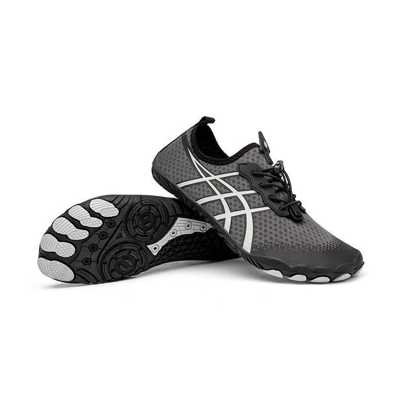 

Unisex Quick-Dry Breathable Wading Shoes for Fitness & Mountaineering - Non-Slip Five-Toe Design 38 серый