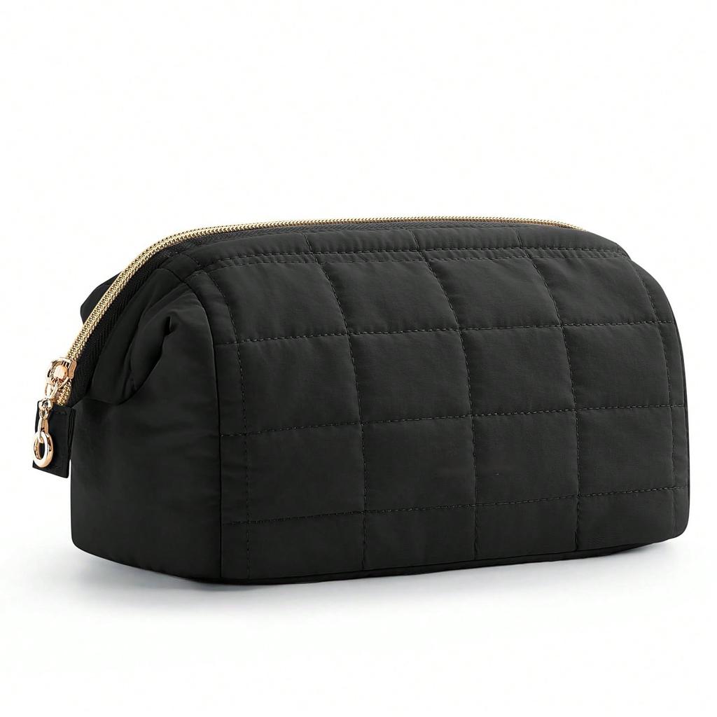 Large Capacity Cloud Bag Quilted Cosmetic Bag Portable Travel Storage Waterproof Toilet Bag
