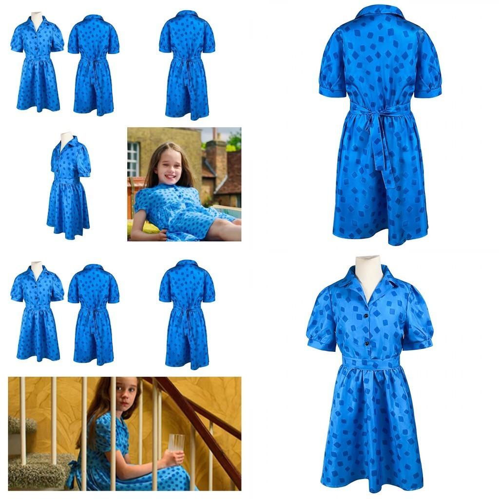 Matilda Cosplay Kostým Šaty Pro Dívky Směs Polyesteru Sladký A Svíží Styl Velikosti Pro Děti I Dospělé