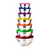 Prepping Mixing Bowls with Lids Stainless Steel Egg Whisking Pan Salad Bowl Set  Cooking Baking
