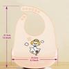 Soft Adjustable Silicone Baby Bib, Durable and Skin-friendly. Perfect for Toddler Daily Feeding.
