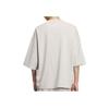 Adidas Sports Casual Comfortable Quick-Dry Cool Short Sleeve T-Shirt Men Tops Light-Gray JL6069