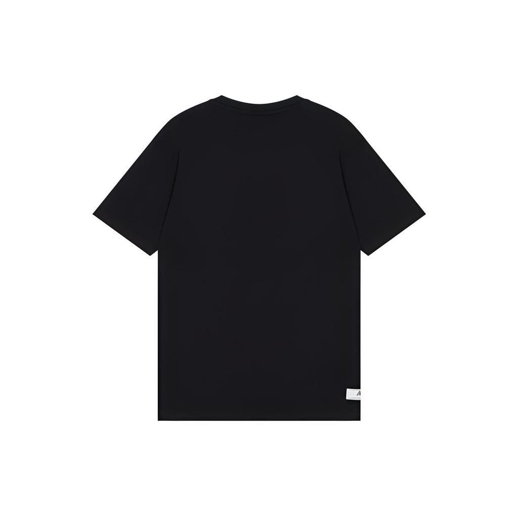 New Balance Men's New Balance Alphabet Printing Sports Round Neck Pullover Short Sleeve Black MT13586-BK