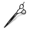 5.5/6.0-inch Black Hairdressing Scissors: Bangs, Serrated, Thinning.