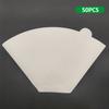 Disposable Coffee Paper Filters, 100 Pcs Cone Replacement Filter For coffee Maker U-shaped filter paper for drawer boxes