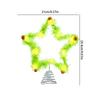 Christmas Fuzzy Grinch Star Tree Topper Holiday Festive Creative Grinch Decoration Christmas Party Home Decor Ornament