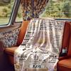 25Th Birthday Celebration Blanket Personalized Name Soft Comfortable Stylish Blanket Car Blanket Perfect For Travel Camping Outdoor Home Suitable For