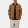 Carhartt WIP FW23 Detroit Jacket Classic Vintage Letter Logo Patchwork Corduroy Collar Zip Design Distressed Casual Detroit Jacket I027358-1QB