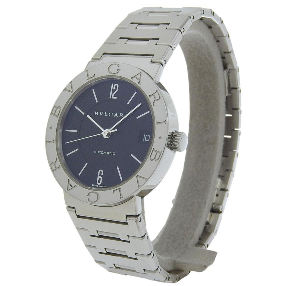BVLGARI Bvlgari Bvlgari Watches BB33SSAUTO cal.220 blackDial Stainless Steel Mechanical Automatic Analog display mens Used