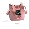 Damen Messenger Bag Mini Canvas Tasche Stofftasche Niedliche tragbare Eimertaschen