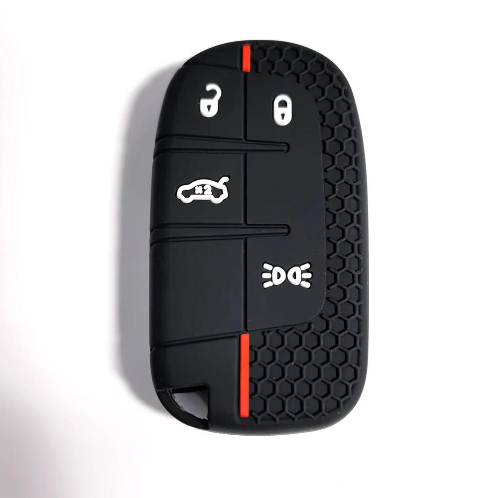 4 Buttons Praised Car Key Cover Case Fob For Jeep Renegade Compass Grand Cherokee For Chrysler 300C Wrangler Dodge Accessaries