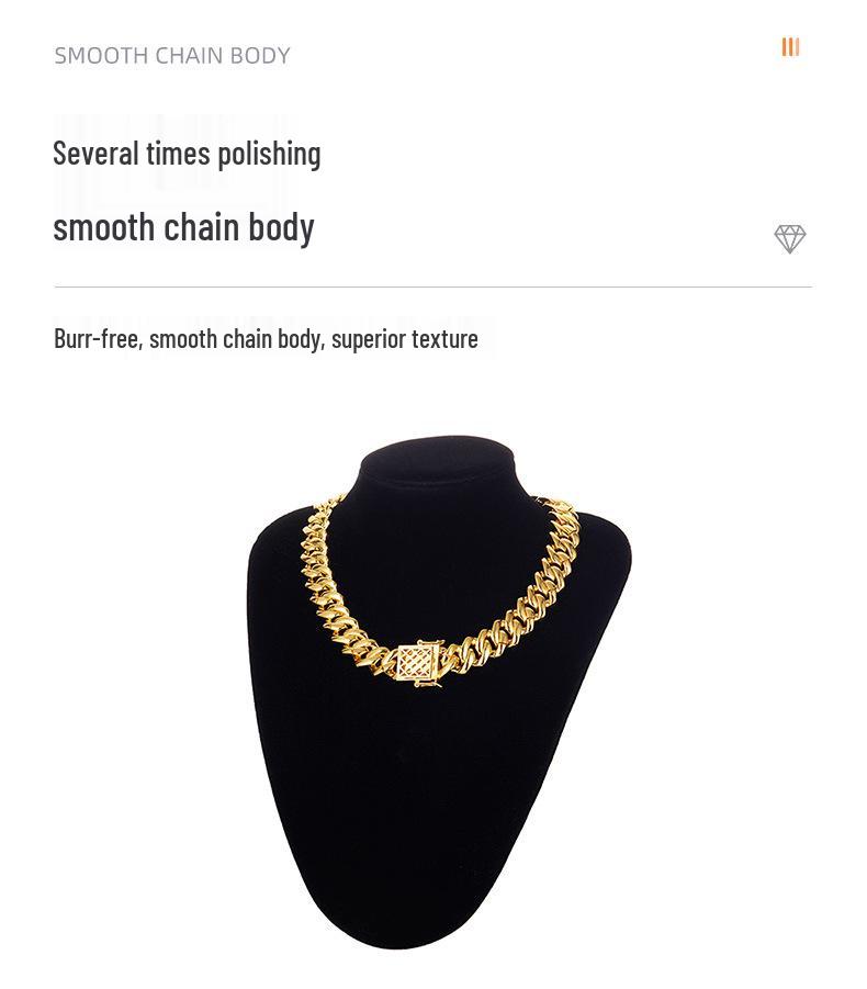 TEMU Creative Alloy Full Diamond Cross Necklace