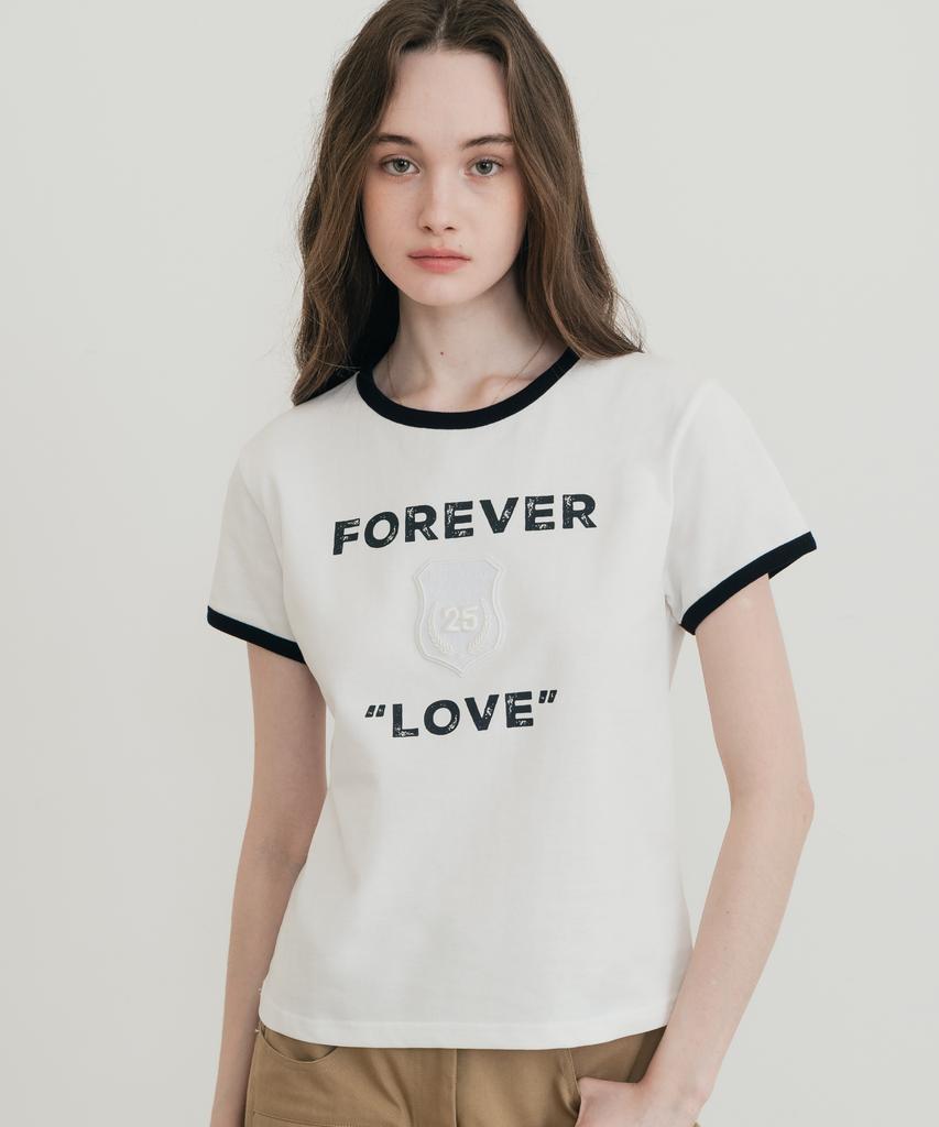 SSIN AND LEE (W) 25 Root Ringer T-Shirt White