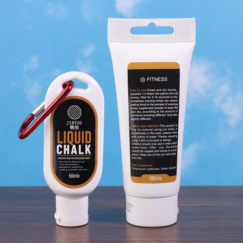 50/100 ml Pro Grade Flüssigkreide Schmutzfrei Professioneller Handgriff für Fitnessstudio Gewichtheben Klettern Gymnastik Klettern