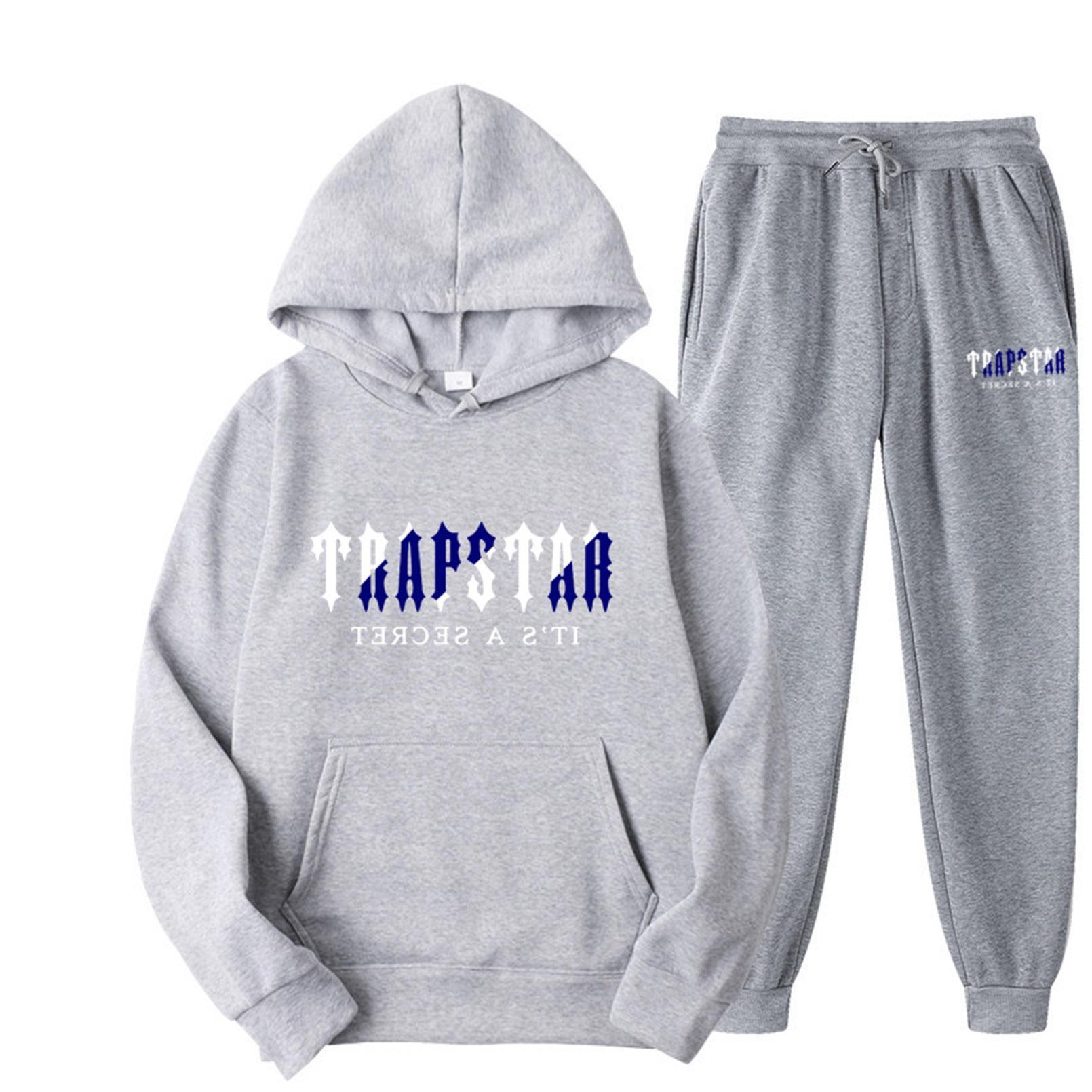 Trendy Fashionable Men s Women s Casual Hooded Fleece Sweatshirt Sports Suit L