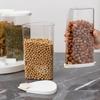 6 Pieces Food-Grade 6 Grids Grain Storage Box Moisture-Proof Dust-proof Rotating Grain Dispenser Bug-Proof Airtight