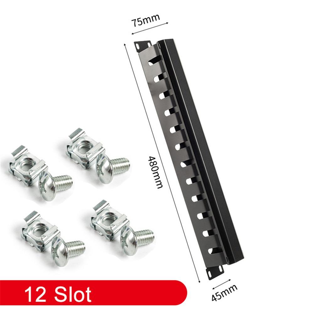 

12/24 слотовый 19-дюймовый серверный шкаф-стойка органайзер для проводов стойка для организации сетевых кабелей центр мониторинга 12 slot