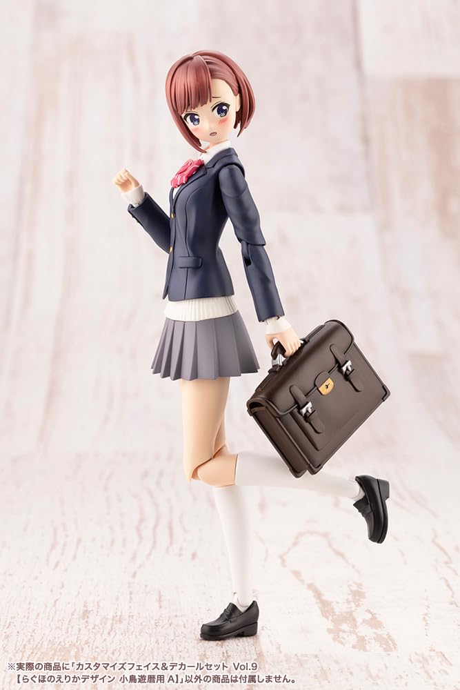 Kotobukiya Sousai Shoujo Teien Customize Face Decal Set 9 Erika for Takanashi Koyomi 18mm Scale Plastic Model Kit & Vol. [Raguhono Design, A] Approx.