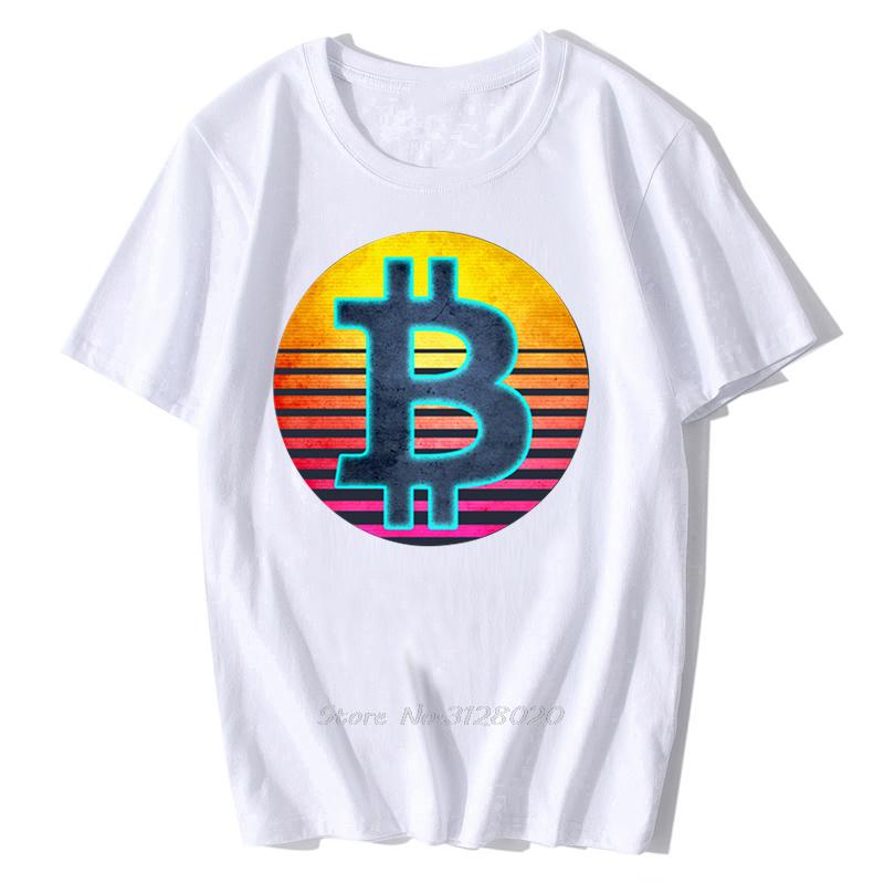 Bitcoin T-Shirt Kryptowährung Krypto Miner Bitcoin BTC Krypto Design T-Shirt Herren Bitcoin Münze T-Shirt Streetwear Harajuku T-Shirts
