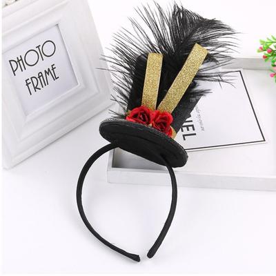 Dress Up Carnival Party Headband Sun Protection Vintage Knight Soldier's Top Hat Circus Ringmaster Role Play Fascinator Top Hat