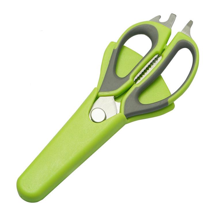 Multifunctional Stainless Steel Kitchen Scissors for Cutting Chicken Bones, Food Prep & More