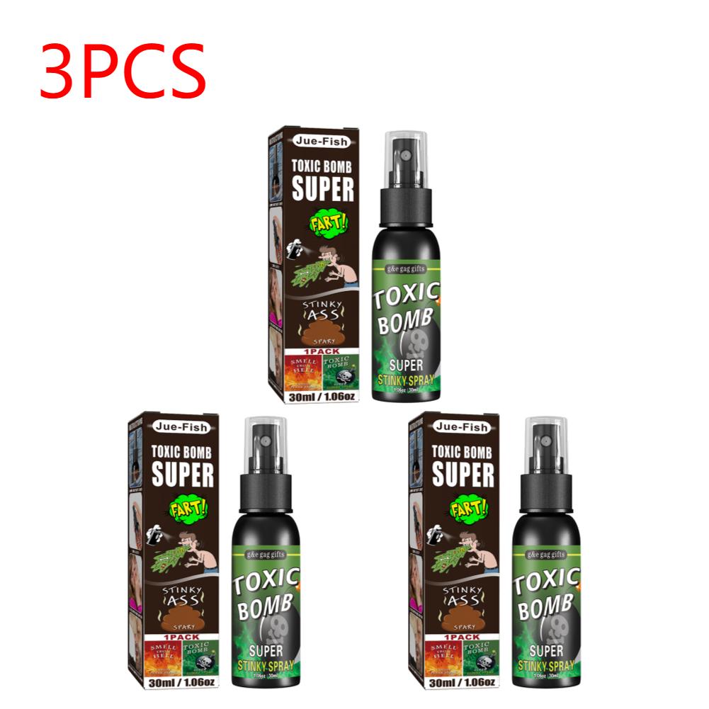 1-5pcs 30ML Liquid Fart Spray Can Stink Bomb Ass-Smelly Stinky Gas Crap Gag Prank Novelties Toy Joke Halloween Party Supplies