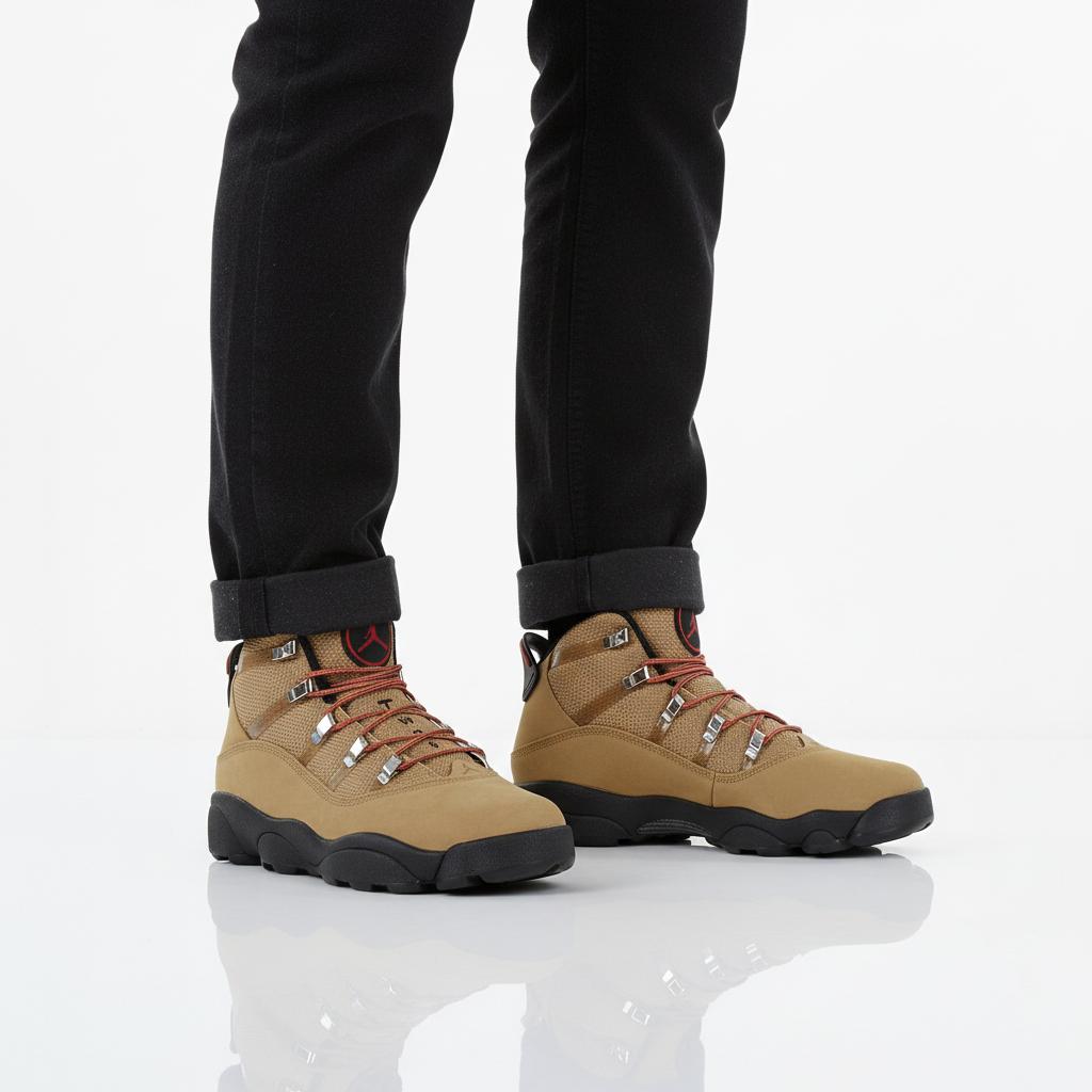 Jordan AIR 6 Rings Winterized - Herre Vintersneakers Sko Brun FV3826-202 ORIGINAL