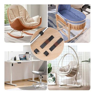 Furniture Felt Pads with Fastener Reduce Noise Felt Chair Sled Floor Protector Felt Floor Saver Seat Fixing Strap