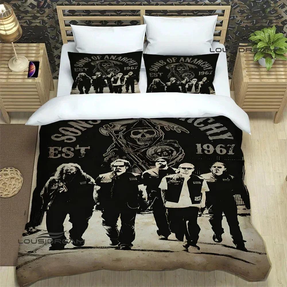 Comforter Sons Of Anarchy Retro Bedding Set For Bedroom Soft Modern S Comefortable Kids And