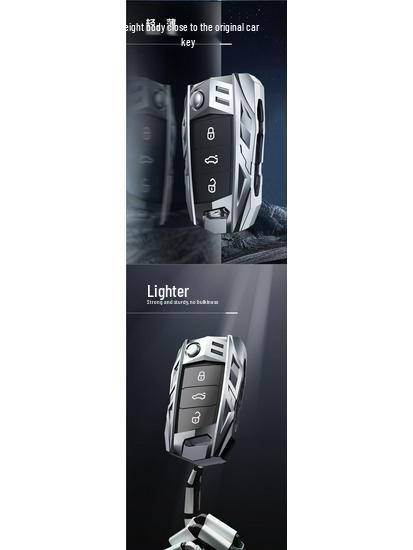 Volkswagen Sagitar, Passat, Jetta, Tiguan Metal Alloy Car Key Protective Case