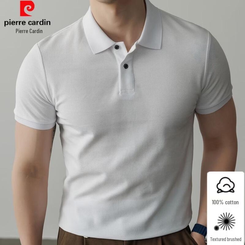 Pierre Cardin Men's Pure Cotton Business Casual Polo Shirt