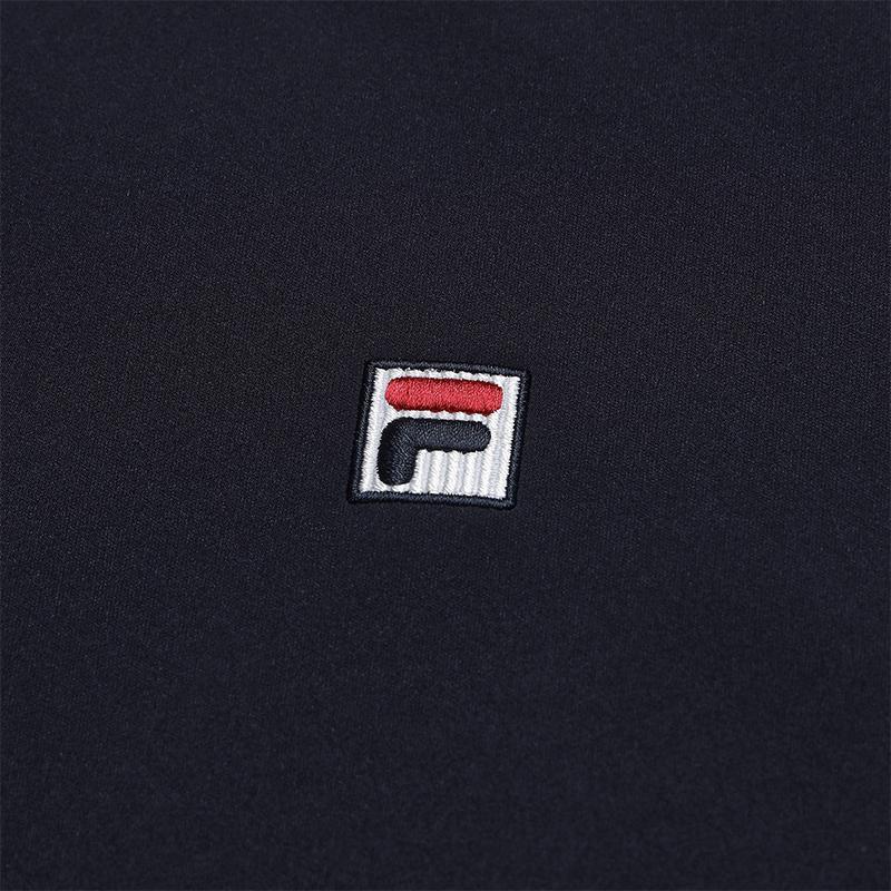 Fila Heritage Classic Comfortable Soft Baseball Collar Cardigan Cotton Jacket Men Jackets Legendary-Blue F11M548912FNV