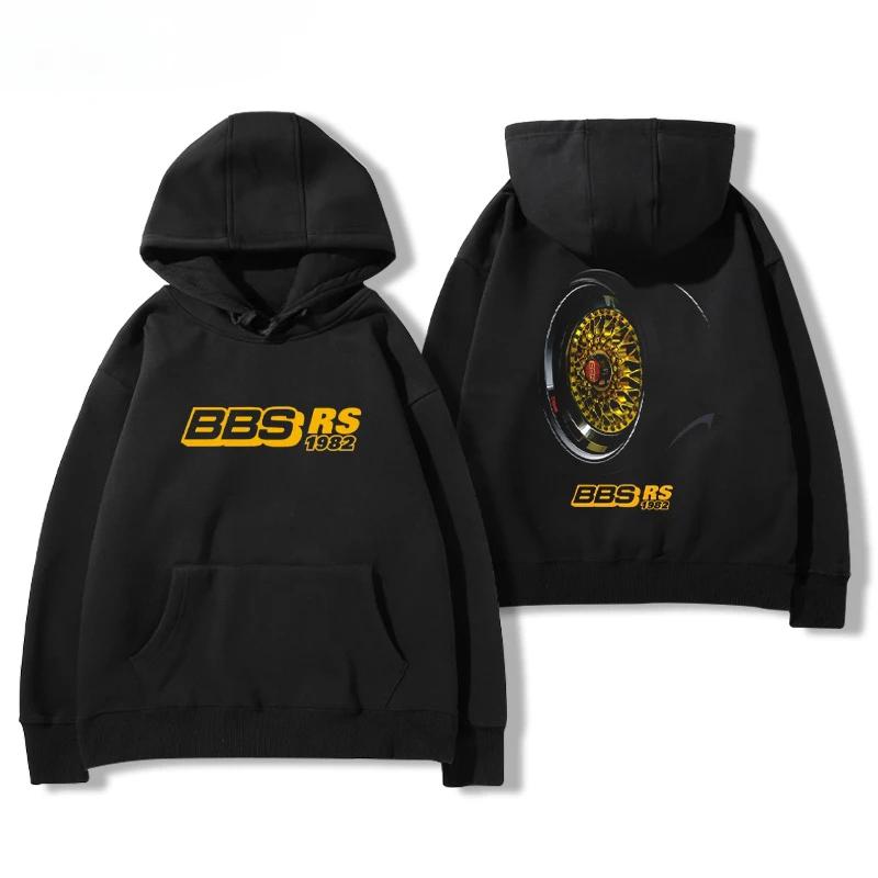 2025bbs Wheel Printed Hoodie Men's and Women's Car Modification Culture Four Seasons All Loose Casual Jacket Breathable Light