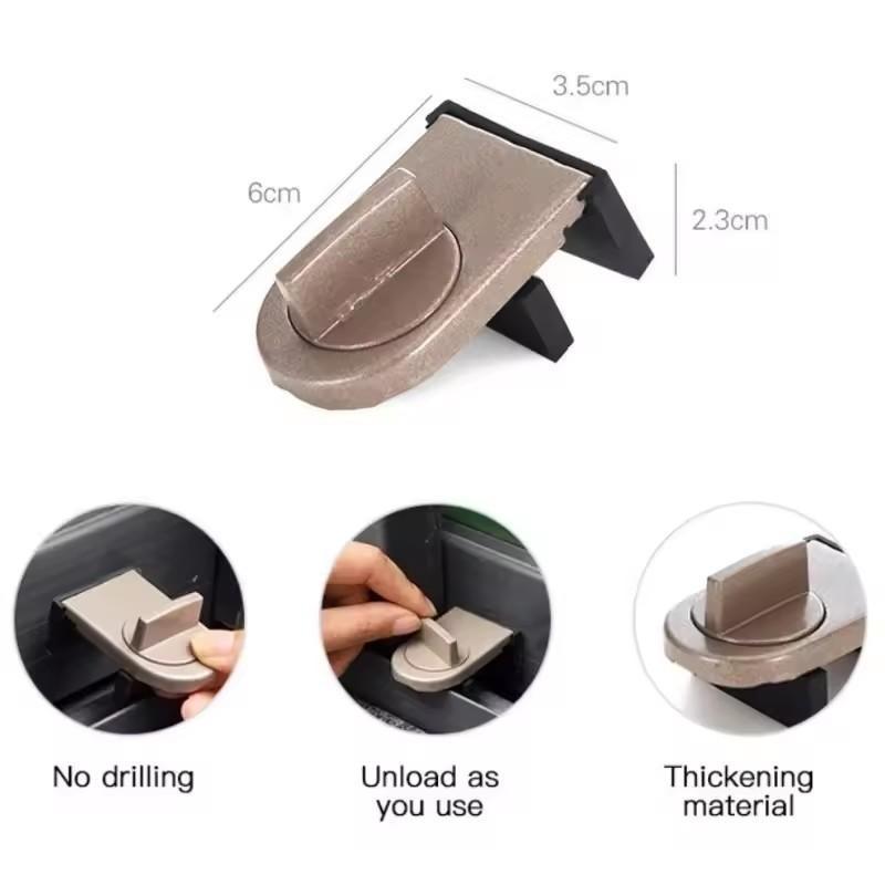 Sliding Sash Stopper Cabinet Lock Straps Door Security Anti-theft Lock Sliding Window Door Lock Baby Child Safety Limiter
