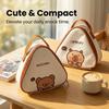 Mini Cute Picnic Bag Portable Cooler Bag Triangle Waterproof Oxford Insulated Bag Outdoor Travel Camping Thermal Lunch Bag