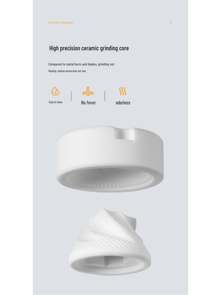 Molinillo de Café Automático Compacto de Acero Inoxidable