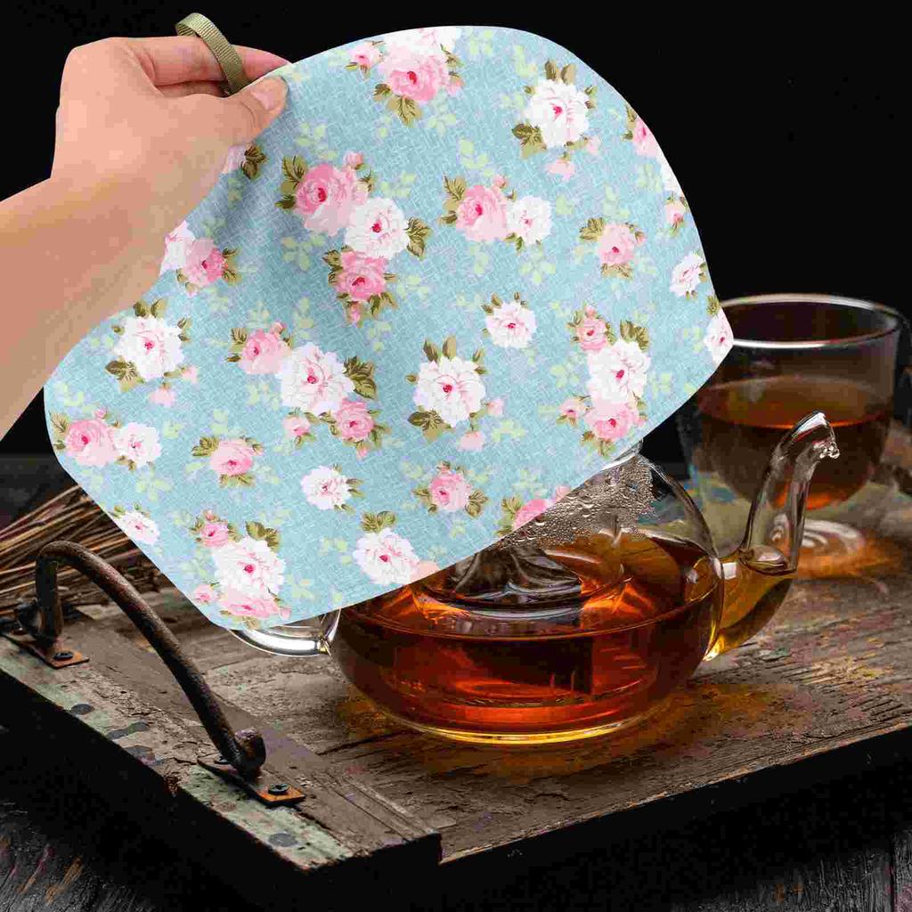 Teapot Insulation Cover Printing Household Bathroom Decorations Warmer Plunger