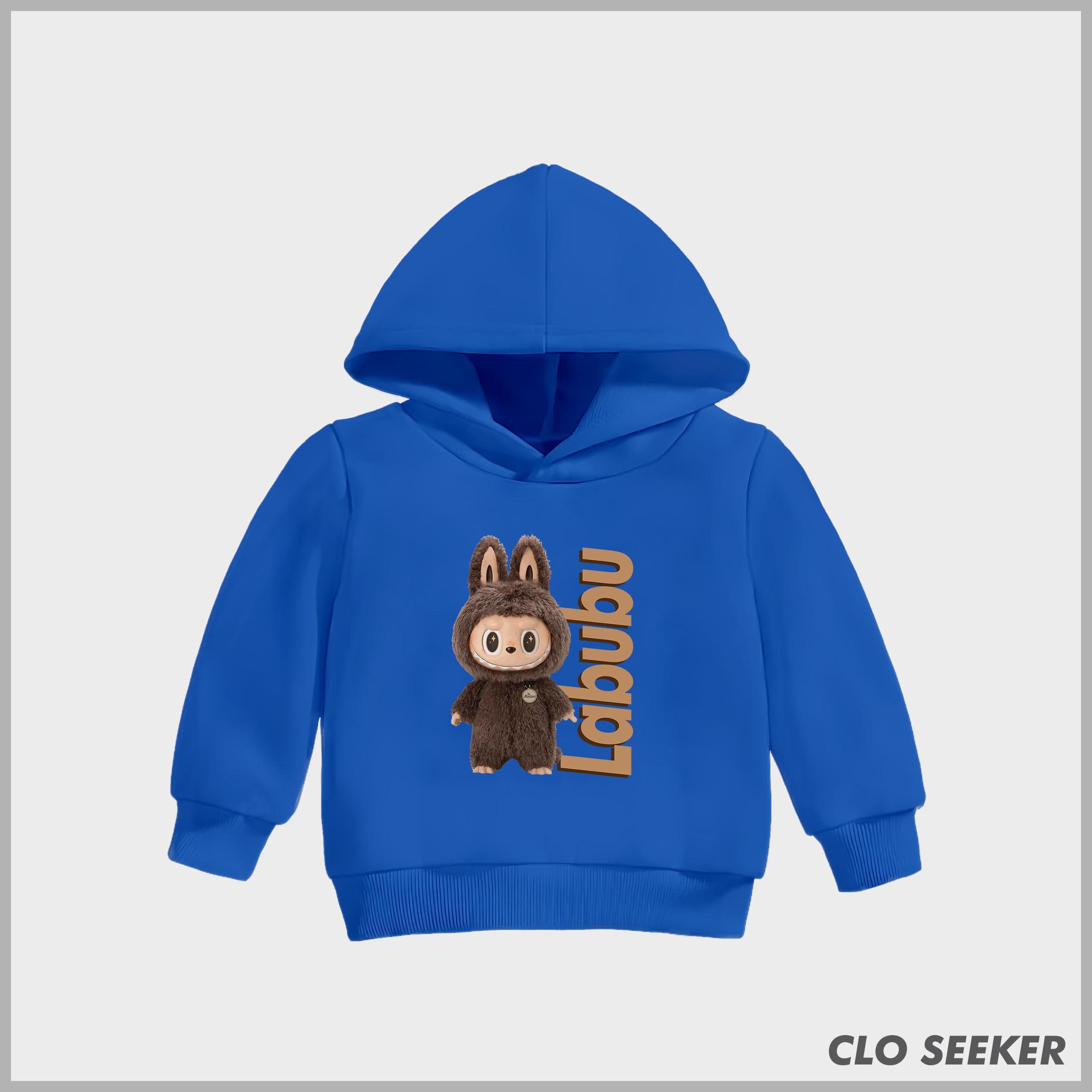 

Толстовки с капюшоном для мальчиков и девочек с принтом узора LABUBU 140