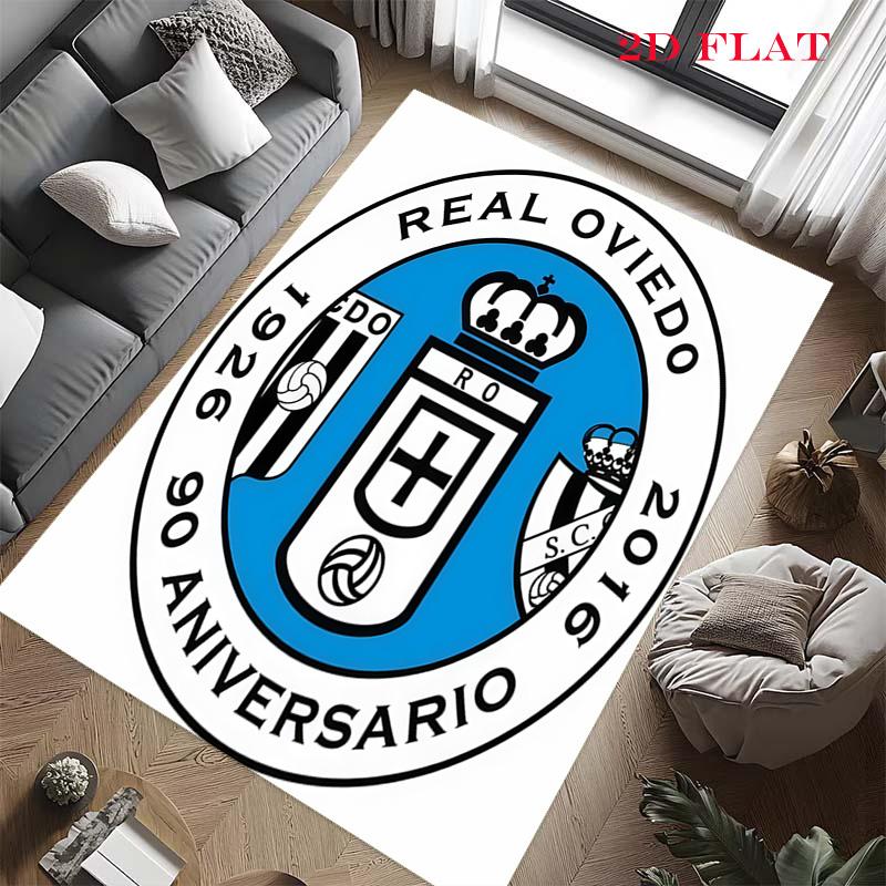 Real Oviedo Carpet Rug for Living Room Bedroom Home Sofa Decoration,Kids play Nonslip Floor Mat