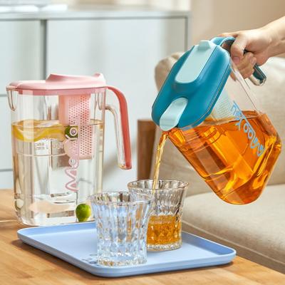 With Tea Strainer Water Bottle ABS Water Kettle New Iced Tea Pitcher  for Coffee Juice